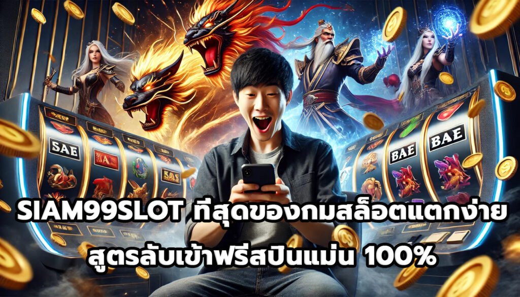 SIAM99SLOT ที่สุดของกมสล็อตแตกง่าย สูตรลับเข้าฟรีสปินแม่น 100%