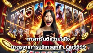 การการันตีความใส่ใจ มาตรฐานการบริการลูกค้า Cat9999-14